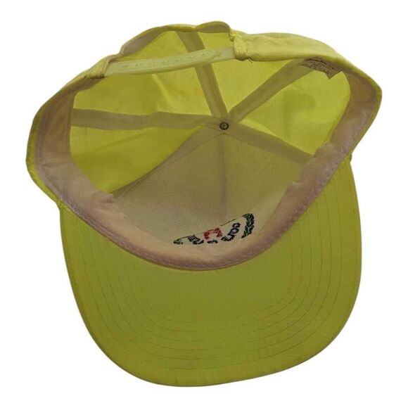 Vintage Barrons Golf Classic Neon Florescent Snapback Hat Baseball Cap - Picture 4 of 5